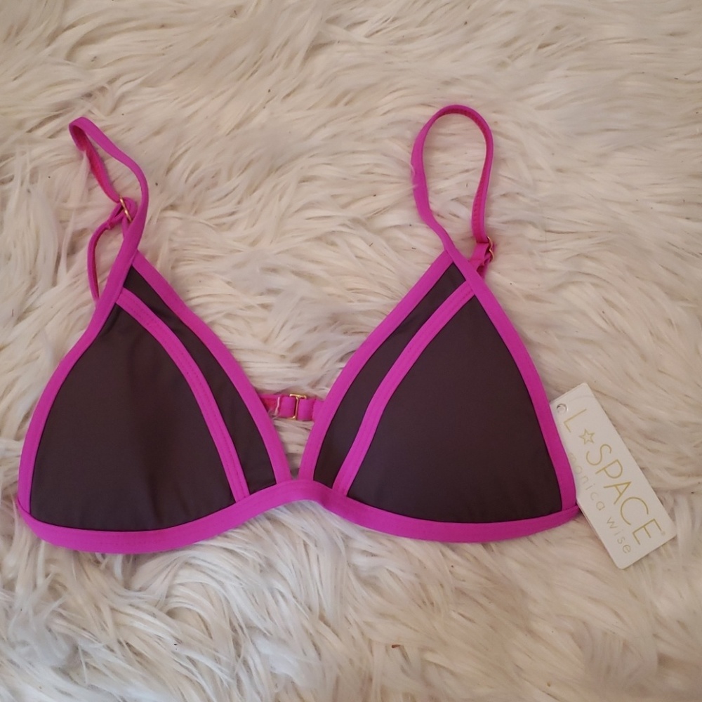 L*Space Candice Swim Top in Pebble